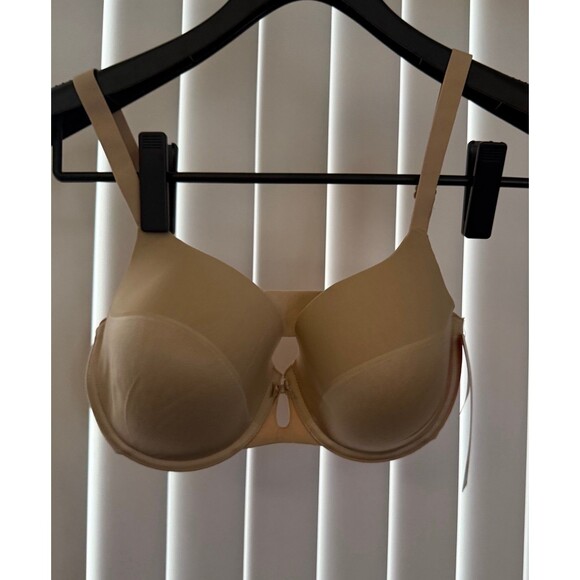 NWT  Women's DKNY Fusion Perfect Coverage T-Shirt Nude Bra Size 34DD - Picture 1 of 6